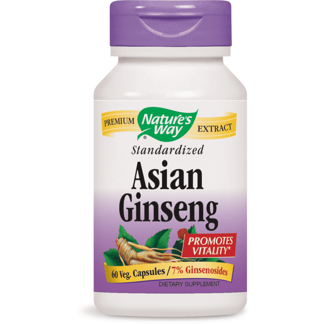 Nature's Way Korean Ginseng 60 Vcaps - The Oasis of Health