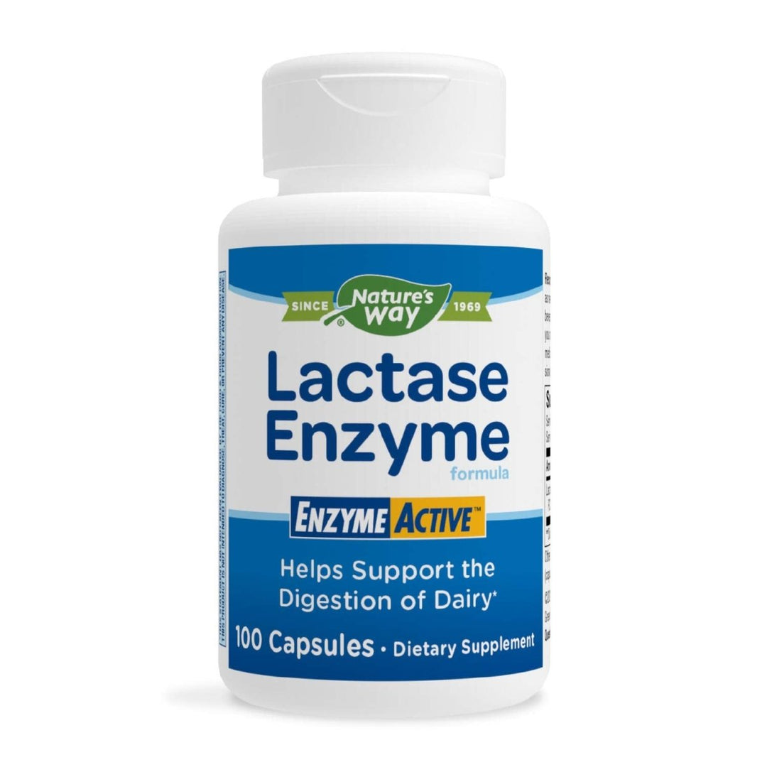 Nature's Way Lactase Enzyme Formula - 100 Capsules - The Oasis of Health