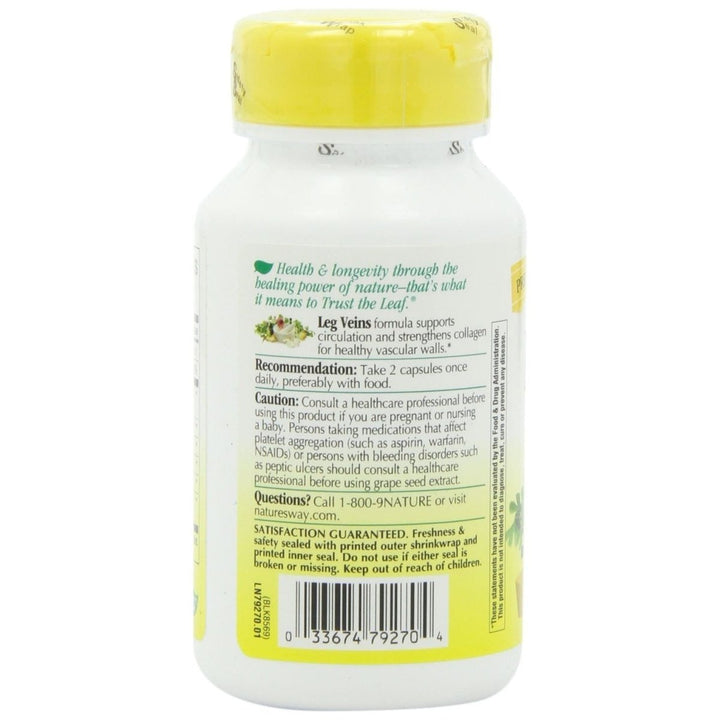 Nature's Way Leg Veins Support Blend*; with 6 - Herb Blend; Vegan; 60 Vegan Capsules (Pack of 3) - The Oasis of Health