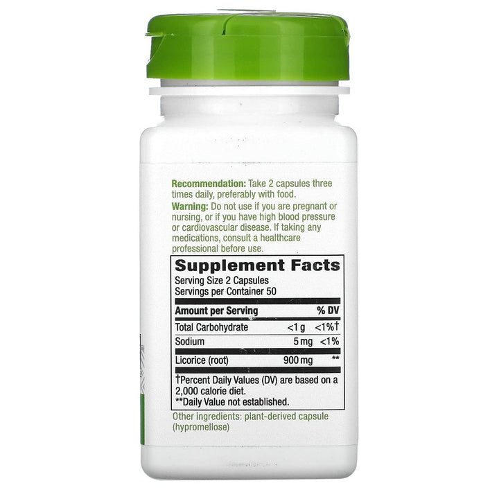 Nature'S Way Licorice Root 100 Cap - The Oasis of Health