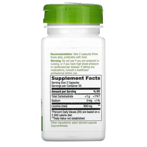 Nature'S Way Licorice Root 100 Cap - The Oasis of Health