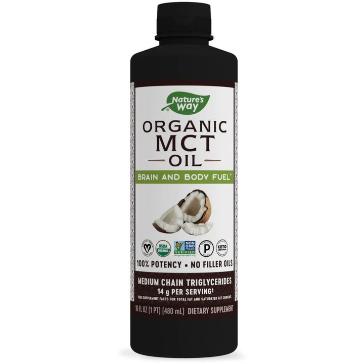 Nature's Way MCT Oil - Brain and Body Fuel from Coconuts* 16 oz - The Oasis of Health