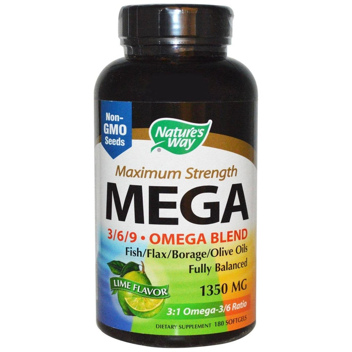 Nature'S Way Mega 3/6/9 Blend 1350Mg 180 Sgel - The Oasis of Health
