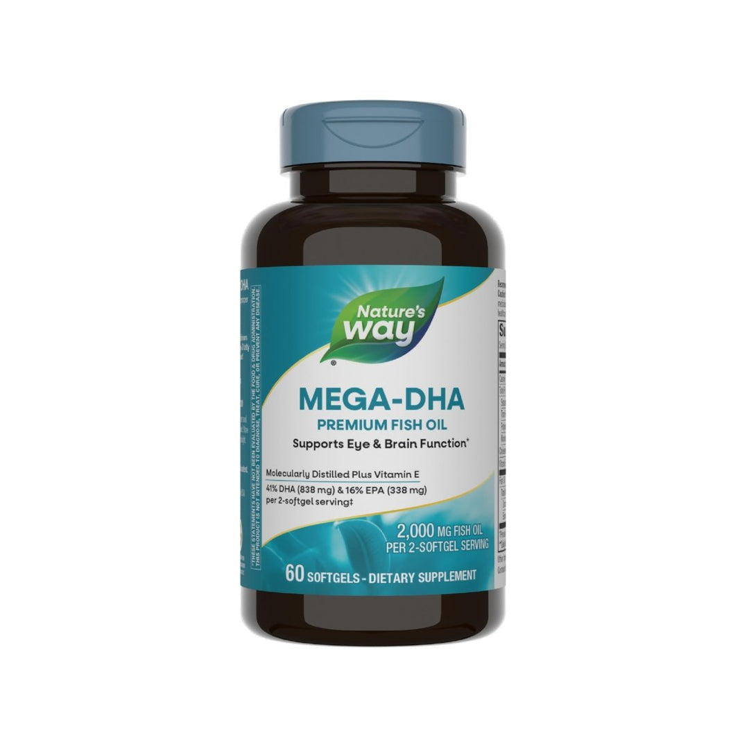 Nature's Way Mega - DHA 60 Softgels - 2 Pack - The Oasis of Health