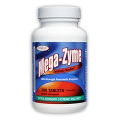 Nature's Way Mega - Zyme, Relieves Occasional Muscle Soreness*, 200 Tablets - The Oasis of Health