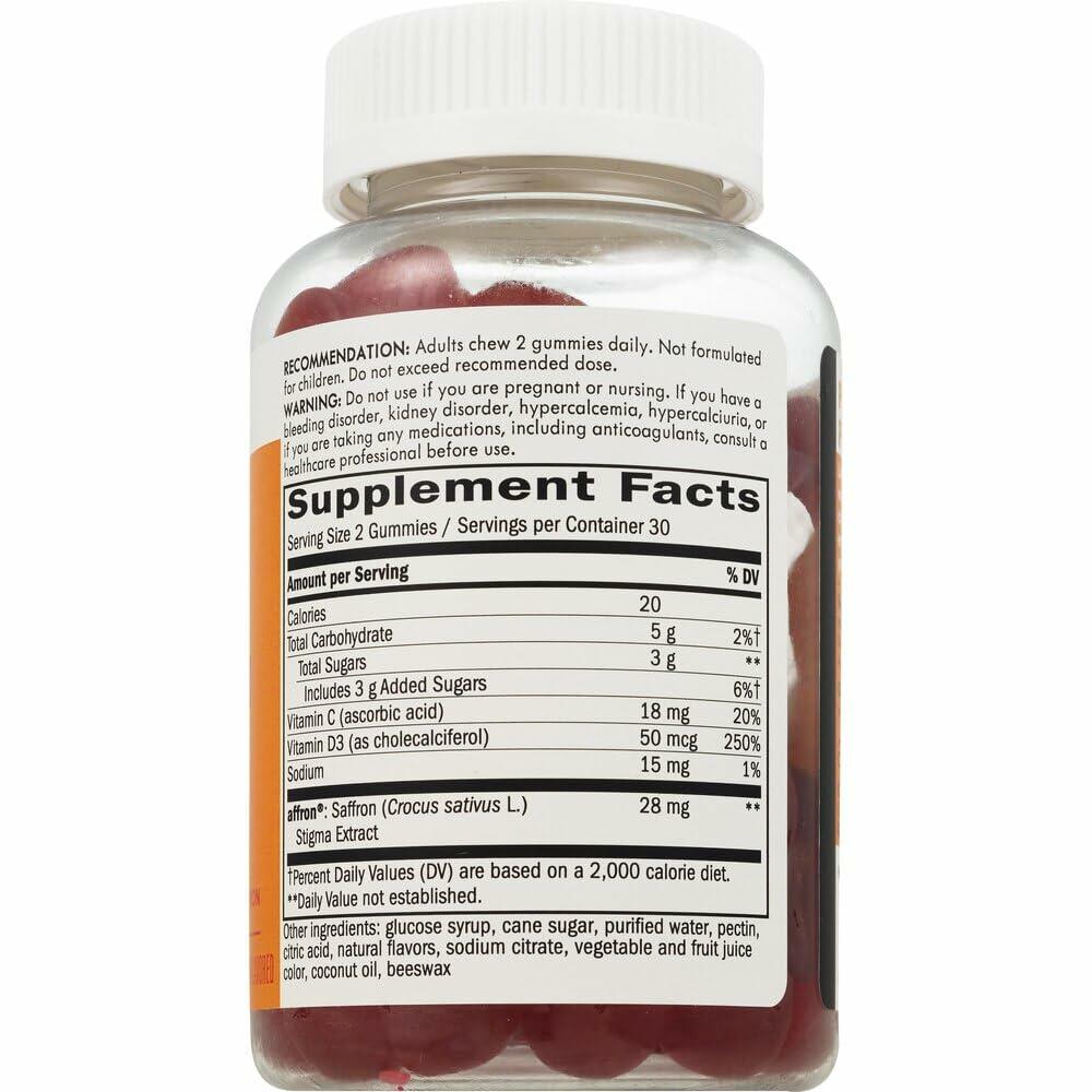 Nature's Way Mood Lift 3in1 Support Gummies - 60 Count - Watermelon Flavor - The Oasis of Health