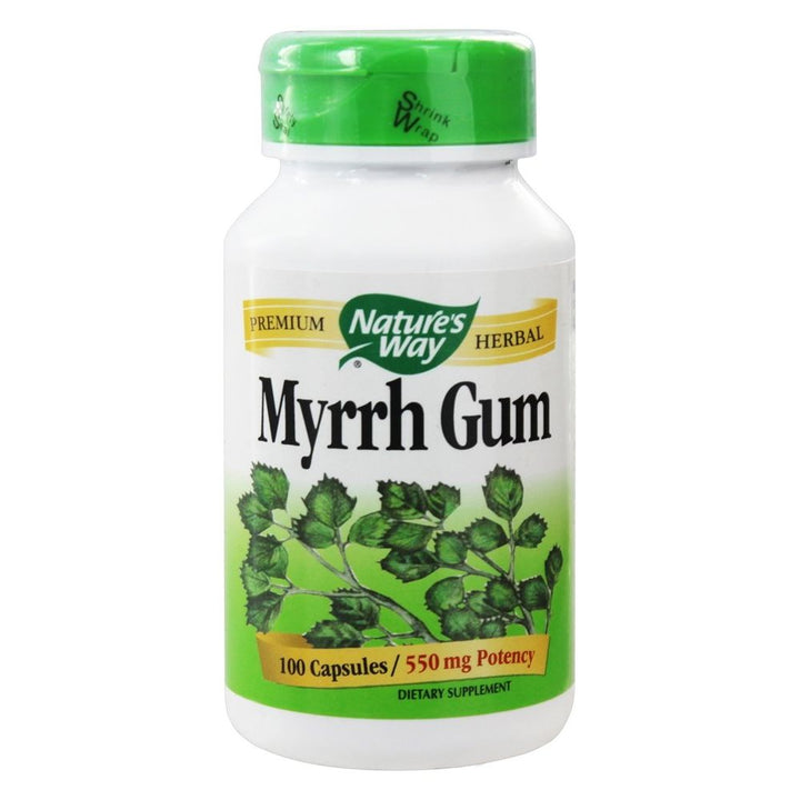 Nature's Way, Myrrh Gum, 550 mg, 100 Capsules - The Oasis of Health