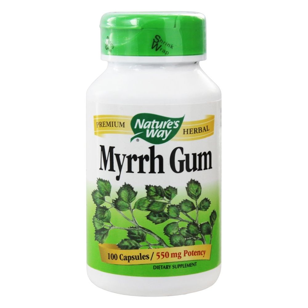 Nature's Way, Myrrh Gum, 550 mg, 100 Capsules - The Oasis of Health