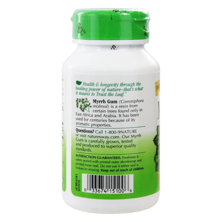 Nature's Way, Myrrh Gum, 550 mg, 100 Capsules - The Oasis of Health