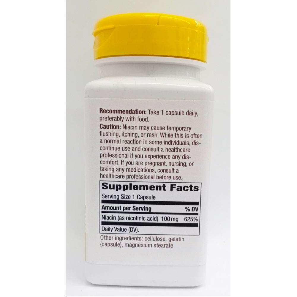 Nature's Way Nature's Way Niacin 100mg, 100 Count - The Oasis of Health