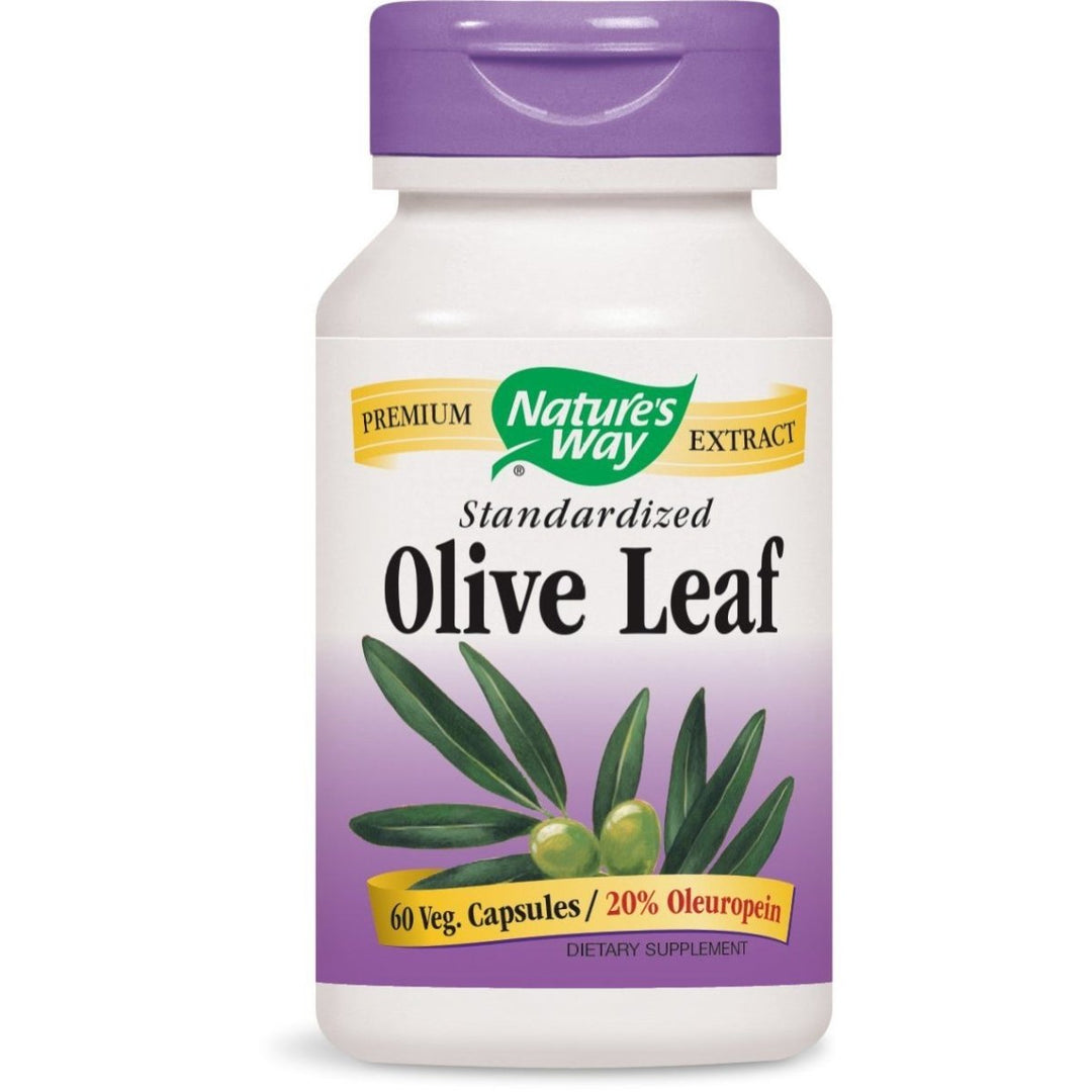 Nature's Way Olive Leaf 20% Oleuropein - 60 Vcaps - The Oasis of Health