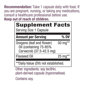 Nature's Way Oregano Oil 60 Vcaps - The Oasis of Health