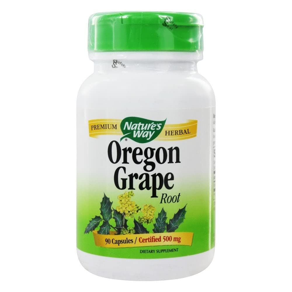 Nature's Way Oregon Grape Root 500 mg - 90 Capsules - The Oasis of Health