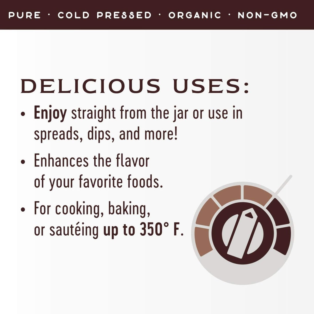 Nature's Way Organic Extra Virgin Coconut Oil, Pure & Unrefined, Cold - Pressed, USDA Organic, Non - GMO - The Oasis of Health