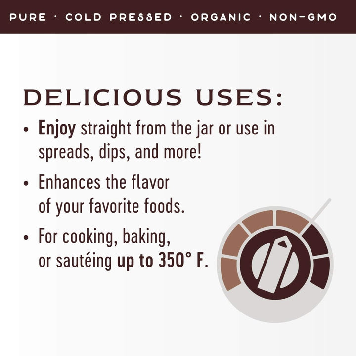 Nature's Way Organic Extra Virgin Coconut Oil, Pure & Unrefined, Cold - Pressed, USDA Organic, Non - GMO - The Oasis of Health