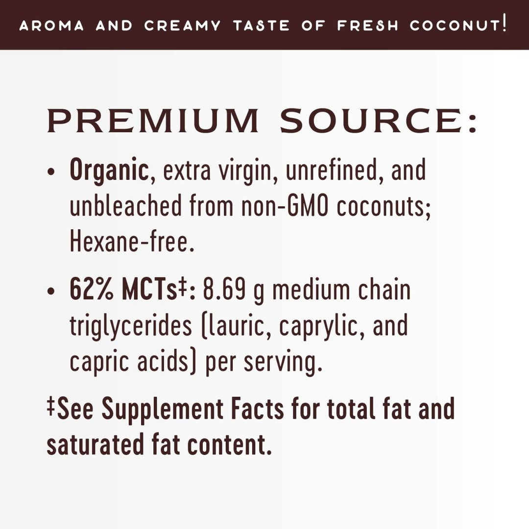 Nature's Way Organic Extra Virgin Coconut Oil, Pure & Unrefined, Cold - Pressed, USDA Organic, Non - GMO - The Oasis of Health