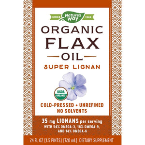 Nature's Way Organic Flax Oil Super Lignan - The Oasis of Health