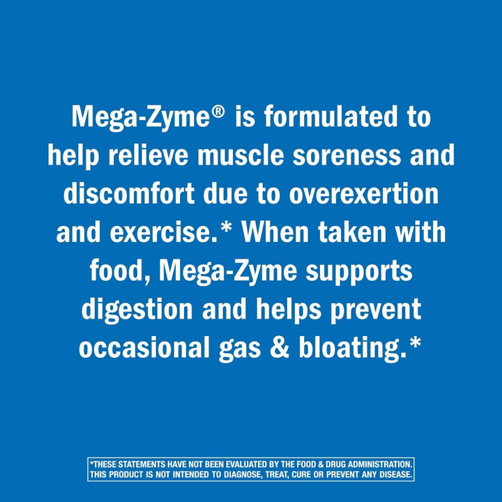 Nature's Way Pancreatic & Systemic Enzymes (Formerly Mega - Zyme), Relieves Occasional Muscle Soreness and Discomfort*, Pancreatic Enzymes, Digestive Support*, 100 Tablets - The Oasis of Health