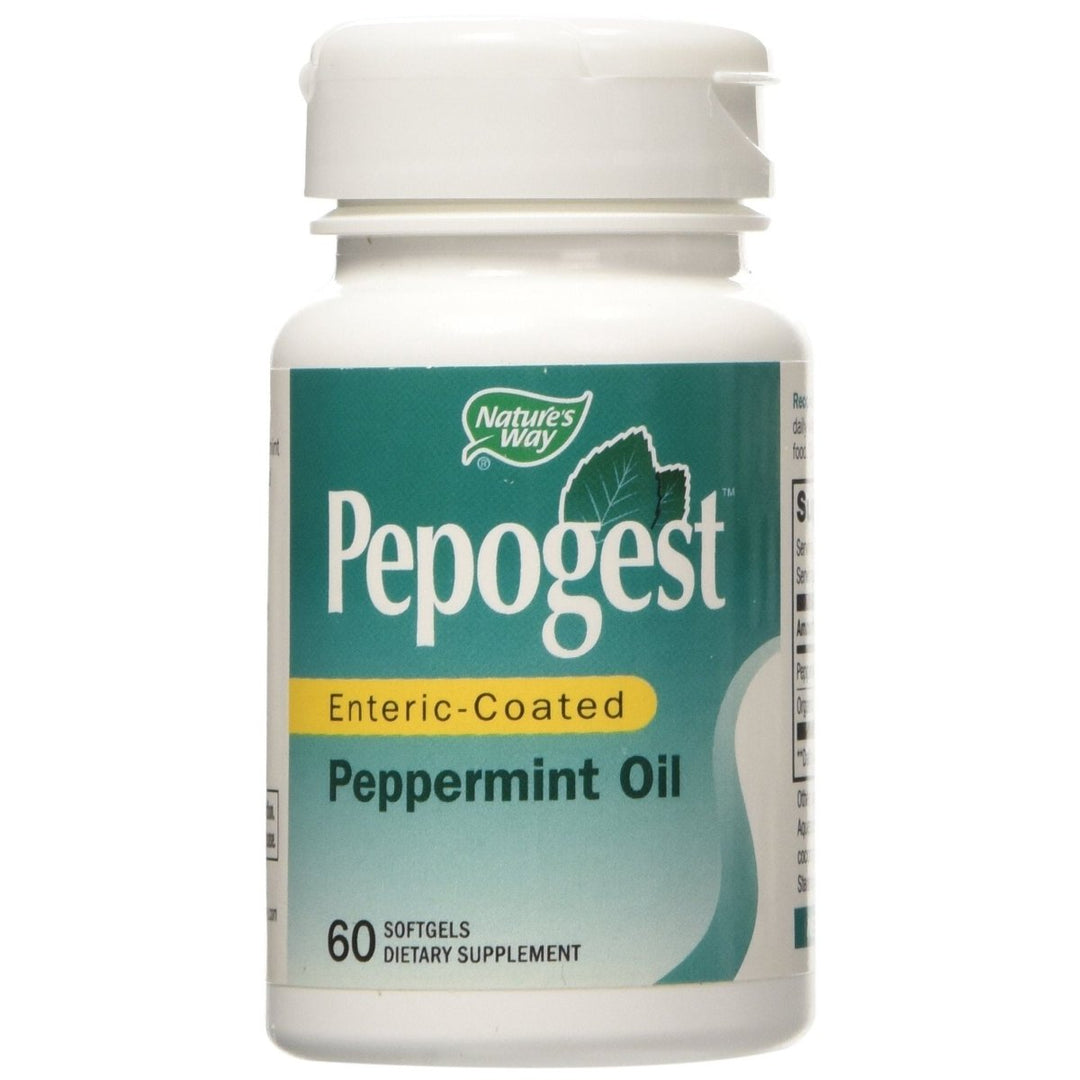 Nature's Way - Pepogest Ec Peppermint Oil, 60 softgels - The Oasis of Health