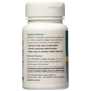 Nature's Way - Pepogest Ec Peppermint Oil, 60 softgels - The Oasis of Health