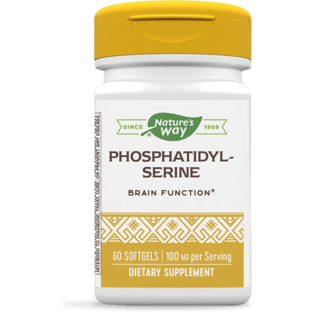 Nature's Way Phosphatidylserine, Supports Brain Function*, 60 Softgels - The Oasis of Health
