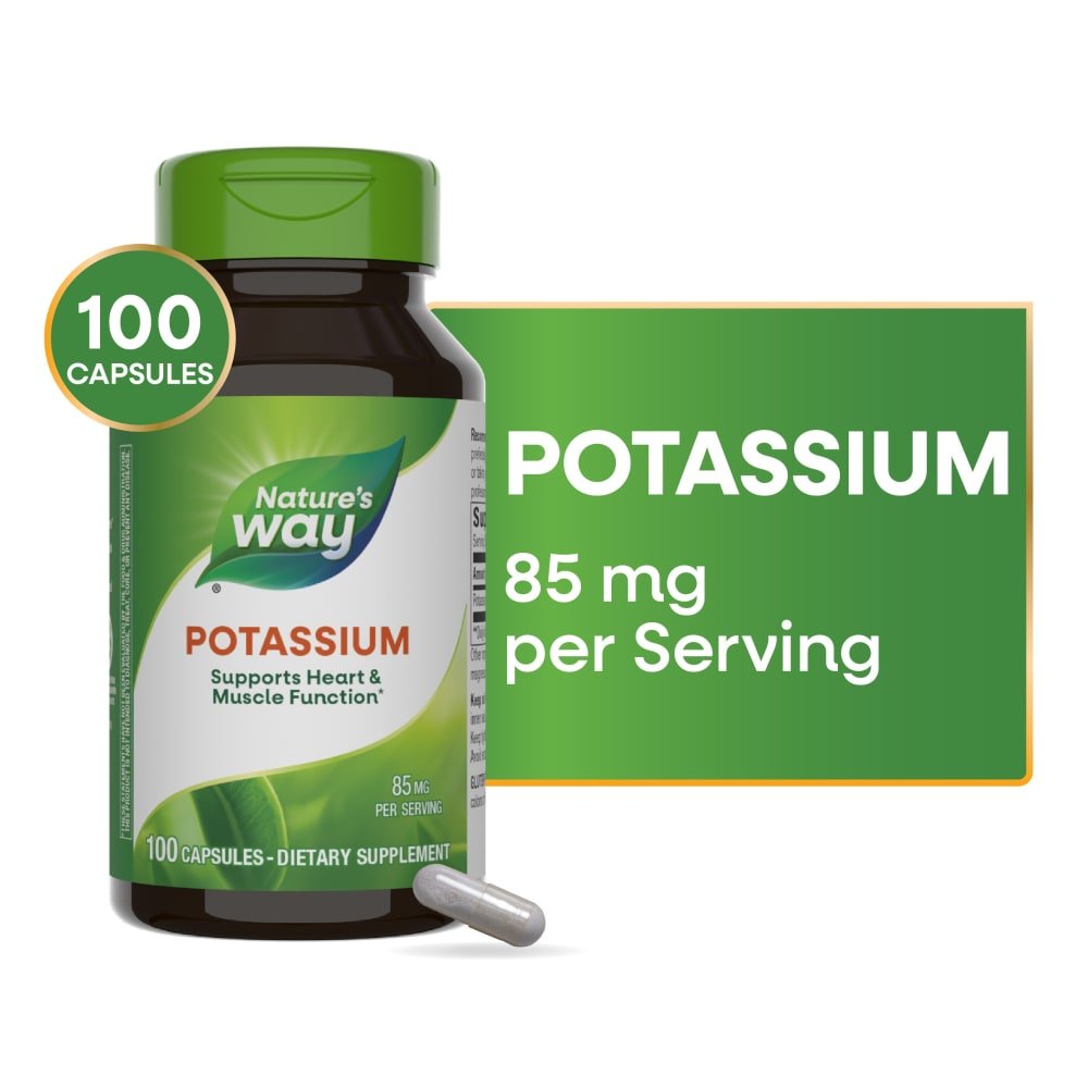 Nature's Way Potassium 100 Capsules - The Oasis of Health