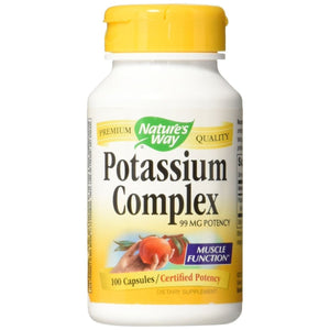 Nature's Way Potassium Complex, 100 Caps - The Oasis of Health