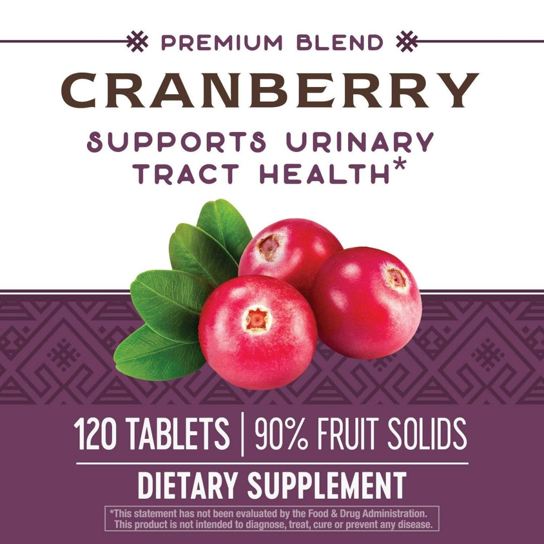 Nature's Way Premium Blend Cranberry 90% Fruit Solids 120 Count - The Oasis of Health