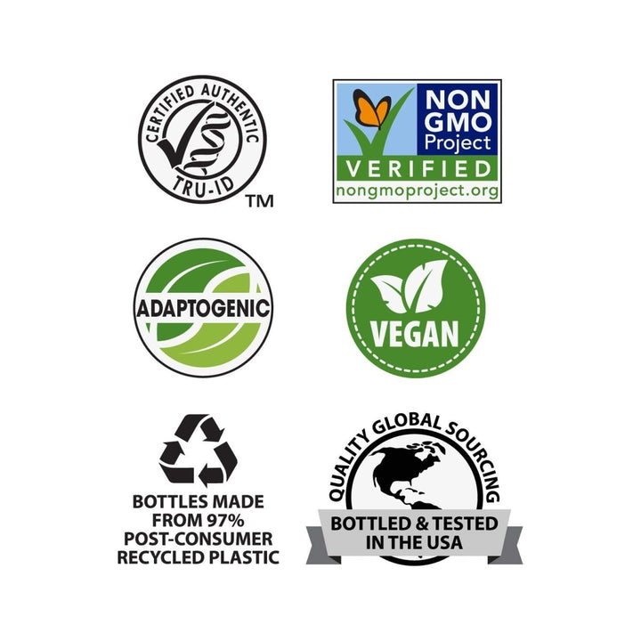 Nature's Way Premium Herbal Asian Ginseng, Fights Fatigue*, 1,120 mg per serving, Vegan, 100 Capsules - The Oasis of Health