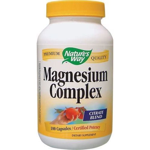 Nature's Way Premium Magnesium Complex Supplement, 500 mg per Serving, 100 Capsules - The Oasis of Health