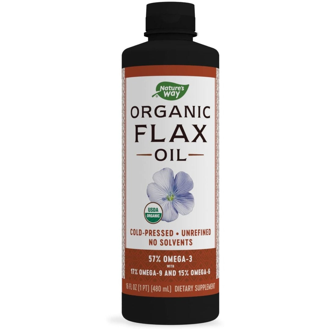 Nature's Way Premium Organic Flax Oil - 16 Fl. Oz - The Oasis of Health