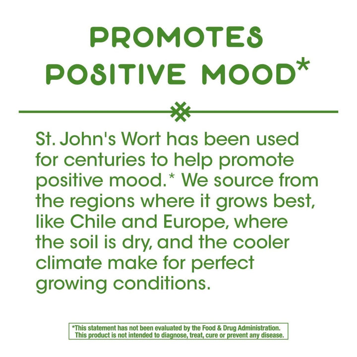 Nature's Way Premium St. John?s Wort Herb, Promotes Positive Outlook*, 700 mg per serving, 100 Vegan Capsules - The Oasis of Health