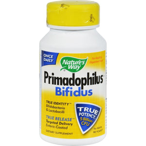 Natures Way Primadophilus Bifidus Vegetable Capsule - 90 per Pack - 3 Packs per case. - The Oasis of Health