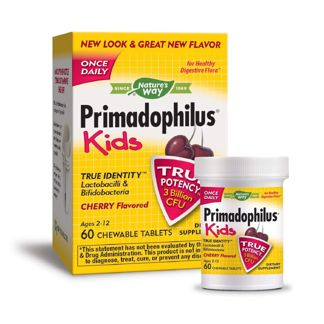 Nature's Way Primadophilus Kids, 3 Billion, 60 Chewables - The Oasis of Health