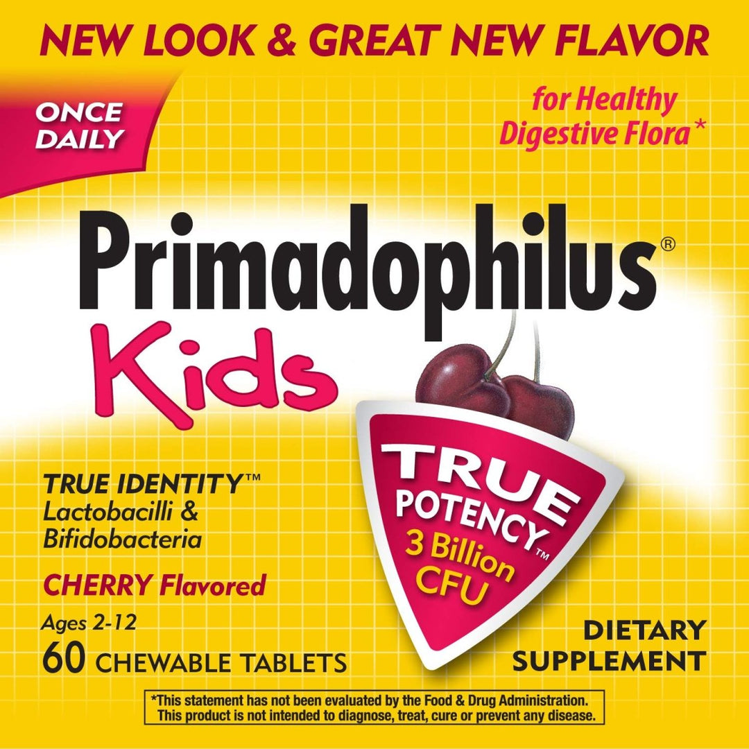 Nature's Way Primadophilus Kids, 3 Billion, 60 Chewables - The Oasis of Health