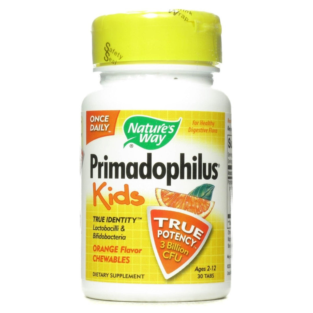 Nature'S Way Primadophilus Kids Orange - 30 Chewables - The Oasis of Health