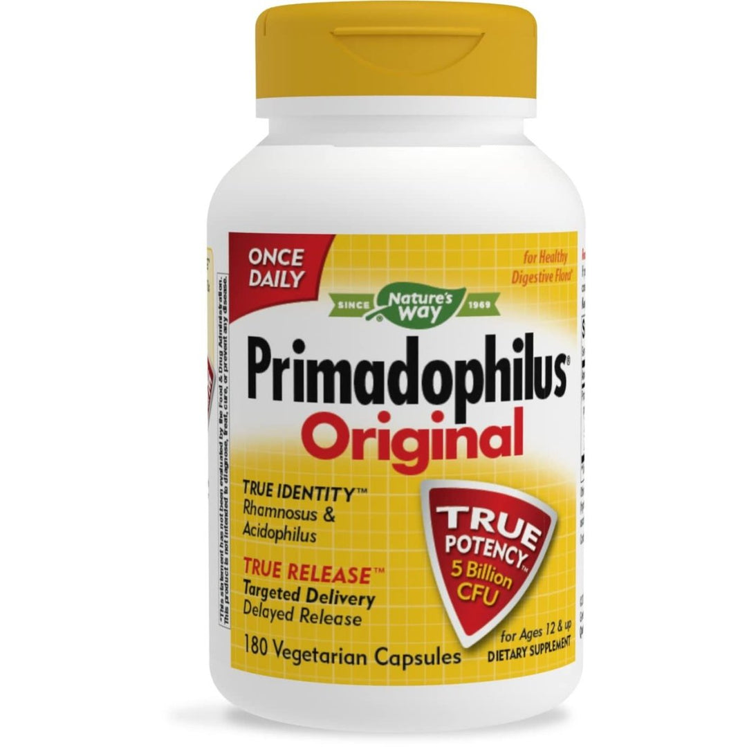 Nature's Way Primadophilus Original - Probiotic Support for Digestive Health - 180 Capsules - The Oasis of Health