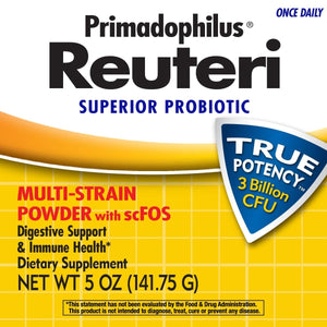 Nature's Way Primadophilus Reuteri Probiotic, Supports Digestive & Immune Health*, 3 Billion Live Cultures, 5 Oz. - The Oasis of Health