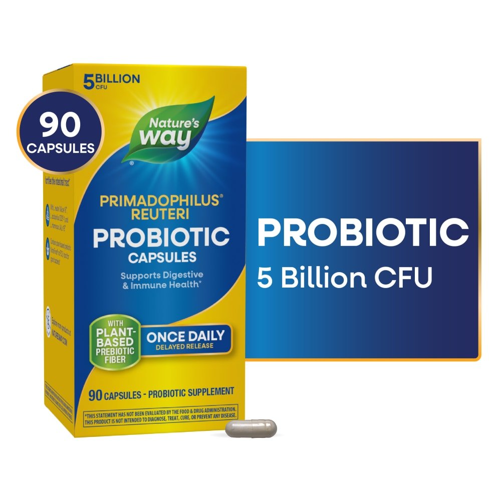 Nature's Way Primadophilus Reuteri Probiotics 90 Capsules - The Oasis of Health