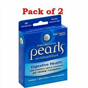 Nature's Way Probiotic Pearls Acidophilus 30 Count - 2 Pack - The Oasis of Health