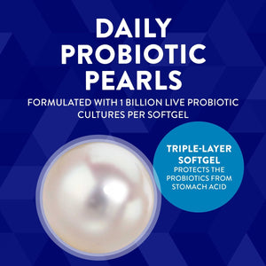 Nature's Way Probiotic Pearls Acidophilus, Digestive and Immune Health Support for Women and Men*, Protects Against Occasional Constipation and Bloating*, 90 Softgels - The Oasis of Health