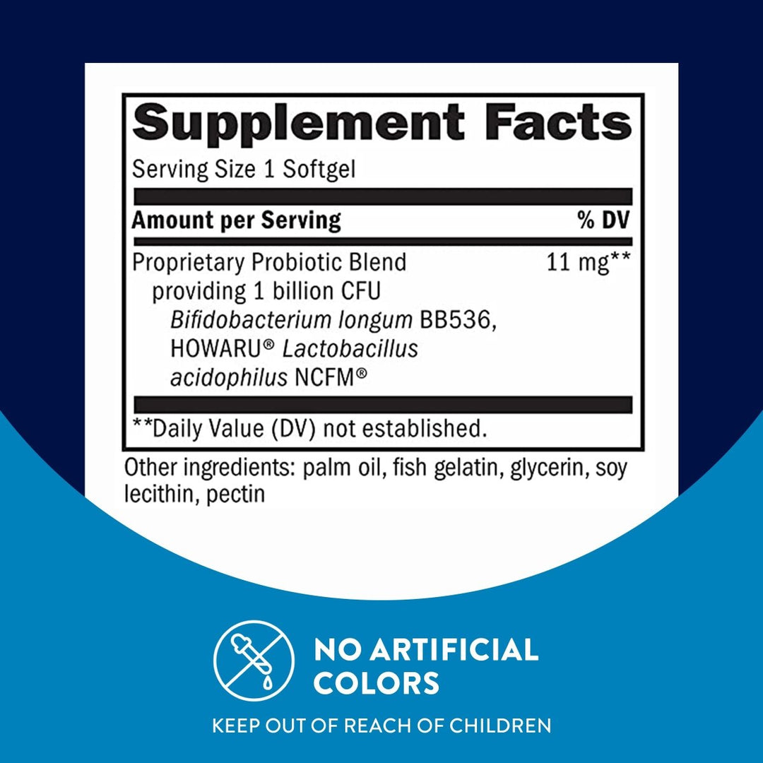 Nature's Way Probiotic Pearls Acidophilus, Digestive and Immune Health Support for Women and Men*, Protects Against Occasional Constipation and Bloating*, 90 Softgels - The Oasis of Health