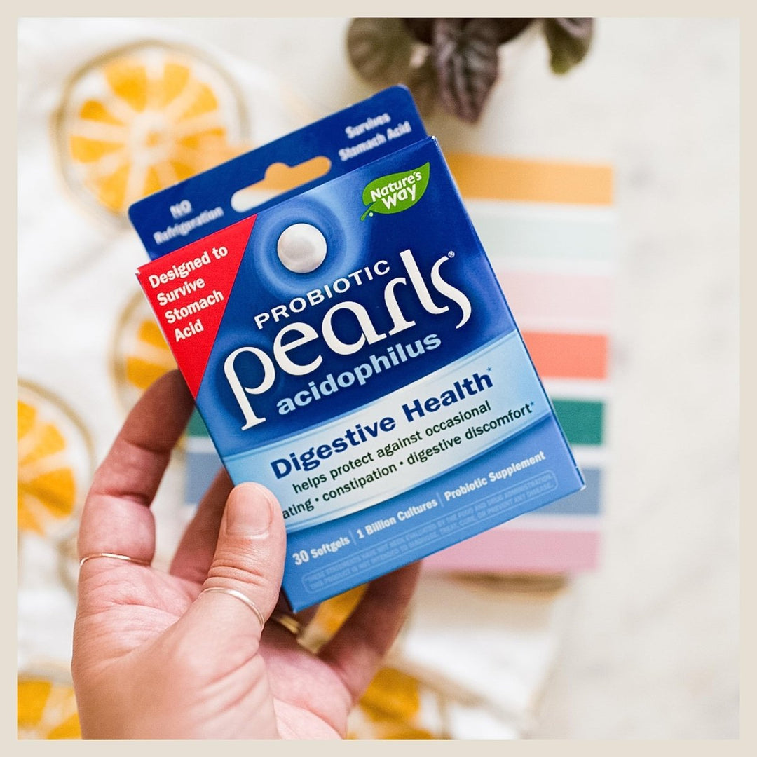 Nature's Way Probiotic Pearls Acidophilus, Digestive and Immune Health Support for Women and Men*, Protects Against Occasional Constipation and Bloating*, 90 Softgels - The Oasis of Health