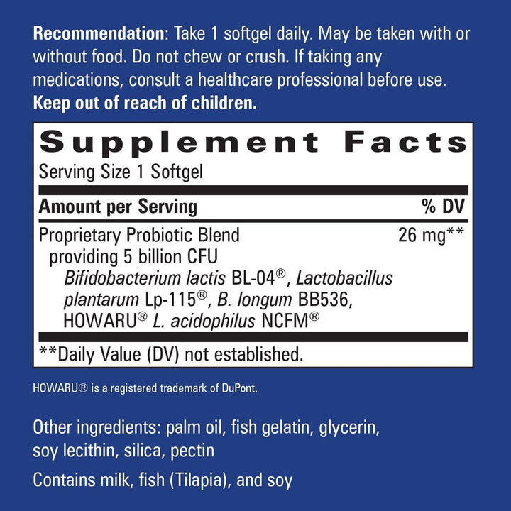 Nature's Way Probiotic Pearls Elite, 5 Billion Live Cultures, 30 Softgels - The Oasis of Health