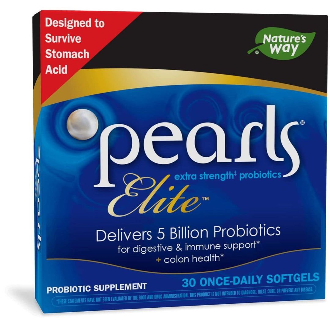 Nature's Way Probiotic Pearls Elite, 5 Billion Live Cultures, 30 Softgels - The Oasis of Health