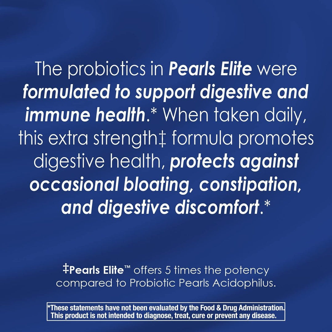 Nature's Way Probiotic Pearls Elite, 5 Billion Live Cultures, 30 Softgels - The Oasis of Health