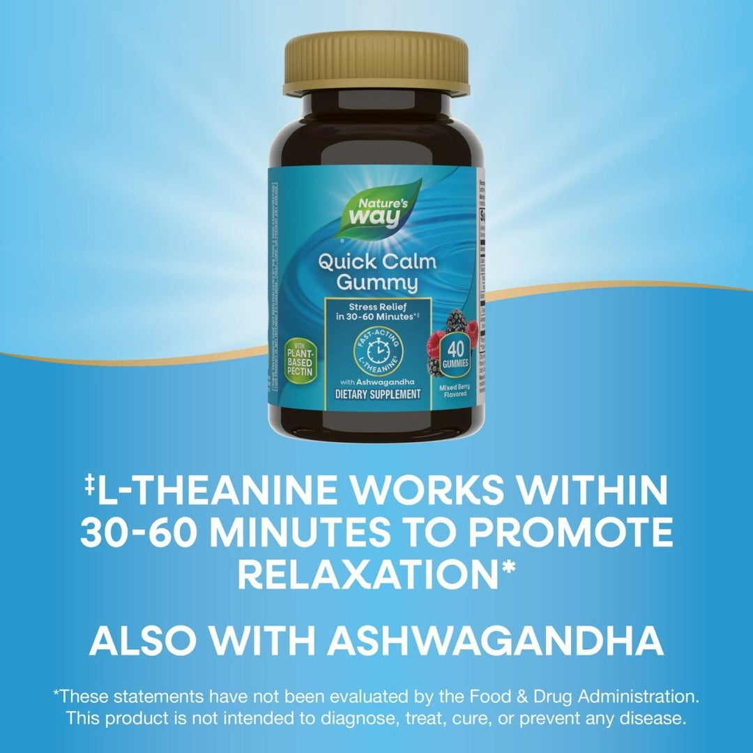 Nature’s Way Quick Calm, 40 Gummies - The Oasis of Health