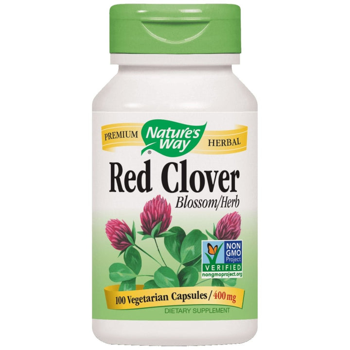 Nature's Way Red Clover Blossoms and Herb, 400 mg - 100 Capsules (Pack of 2) - The Oasis of Health