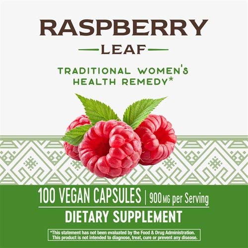 Nature's Way - Red Raspberry Leaves, 450 mg, 100 Capsules - The Oasis of Health