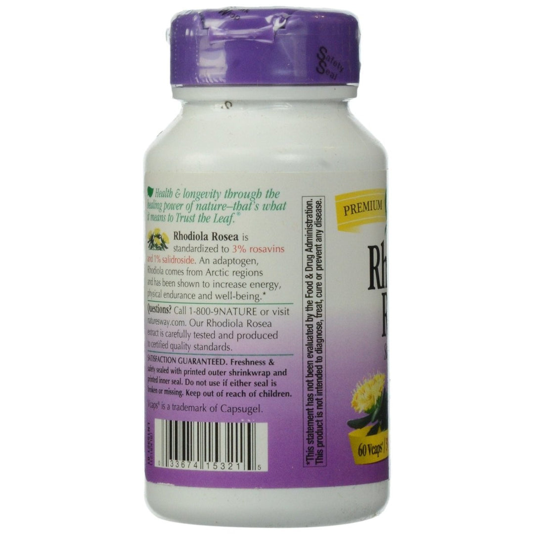 Nature's Way Rhodiola Rosea Veg Capsules - 60 Count - The Oasis of Health